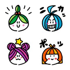 [LINE絵文字] 愉快な四姉妹の絵文字の画像