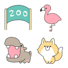 [LINE絵文字] cute animal worldの画像