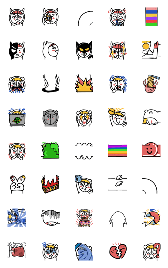 [LINE絵文字]Frank x Macy 3の画像一覧