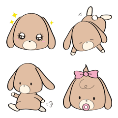 [LINE絵文字] Rabbit Li emoji 1の画像