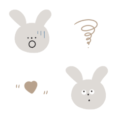 [LINE絵文字] ◎ rabbit emoji ◎の画像