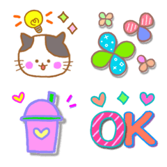 [LINE絵文字] 大人かわいい日常よく使う絵文字♪の画像