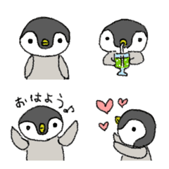 [LINE絵文字] あかちゃんペンギンの画像