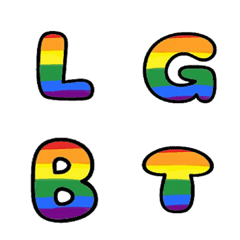 [LINE絵文字] LGBTQの画像