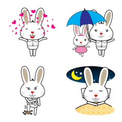 [LINE絵文字] Rabbit from the moon_Emojiの画像