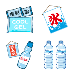 夏にぴったりの絵文字♪の絵文字メイン画像