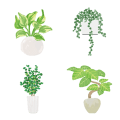 [LINE絵文字] 観葉植物 絵文字の画像