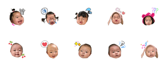 [LINE絵文字]ななちゃん専用emojiの画像一覧