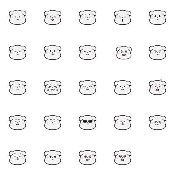 [LINE絵文字]Mongmoongの画像一覧