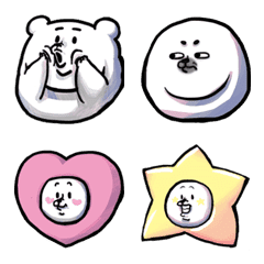 [LINE絵文字] polarmemebear emojiの画像