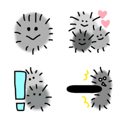 ほこり もこもこ ふわふわ絵文字の絵文字メイン画像