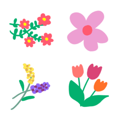 [LINE絵文字] Flower Flower 絵文字の画像