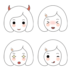 [LINE絵文字] Kaem Daeng  Cute Emojiの画像