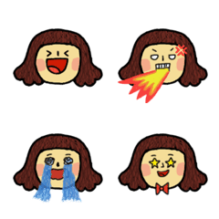 [LINE絵文字] Slow Slow Slow Nancy Emojiの画像