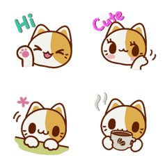 [LINE絵文字] Mimi the Orange Cat Emojiの画像