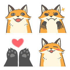 [LINE絵文字] Curious foxの画像