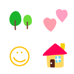 【毎日カラフルhappy絵文字❤︎】の絵文字メイン画像