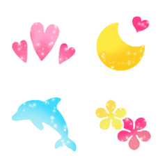 キラキラ可愛い夏♡絵文字の絵文字メイン画像