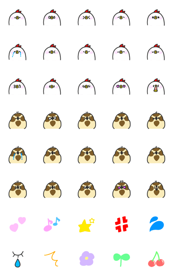 [LINE絵文字]techitechi EMOJIの画像一覧