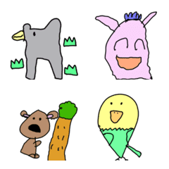 [LINE絵文字] 子供が書いたいろいろ絵文字の画像