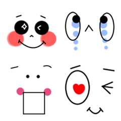 [LINE絵文字] 毎日使える★顔絵文字3の画像