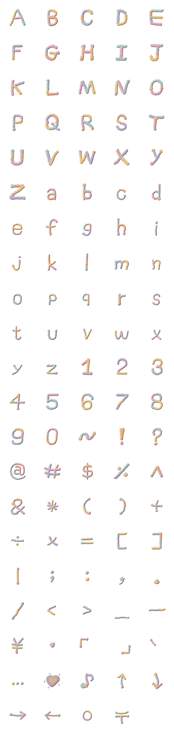 [LINE絵文字]You are my abc123の画像一覧