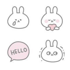 [LINE絵文字] ゆるいうさちゃん ⋆°の画像