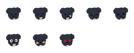 [LINE絵文字]luna emojiの画像一覧