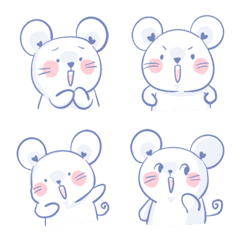 [LINE絵文字] THE funny mouse stickersの画像