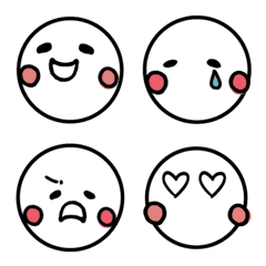 [LINE絵文字] shiromaru-kunの画像