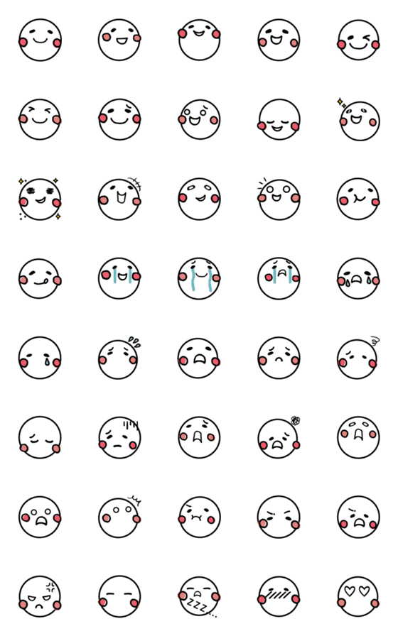 [LINE絵文字]shiromaru-kunの画像一覧