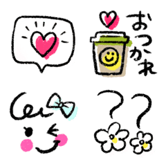 [LINE絵文字] POPな絵文字❤️『大人girly』の画像