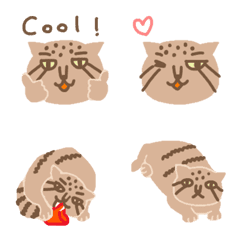 クールラブリーマヌルネコの絵文字メイン画像