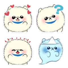 ふわふわポメ子の絵文字メイン画像