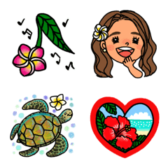 [LINE絵文字] pilialoha 絵文字スタンプの画像