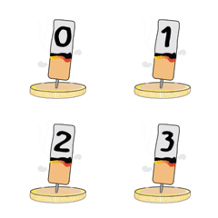 [LINE絵文字] Incense telling numbers 1-39の画像