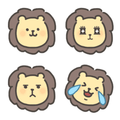 [LINE絵文字] HITOMI's lion emojiの画像