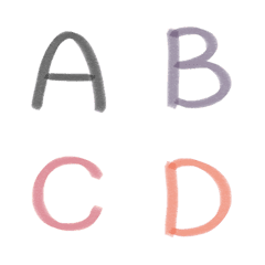 Bubu A-Z 0-9の絵文字メイン画像