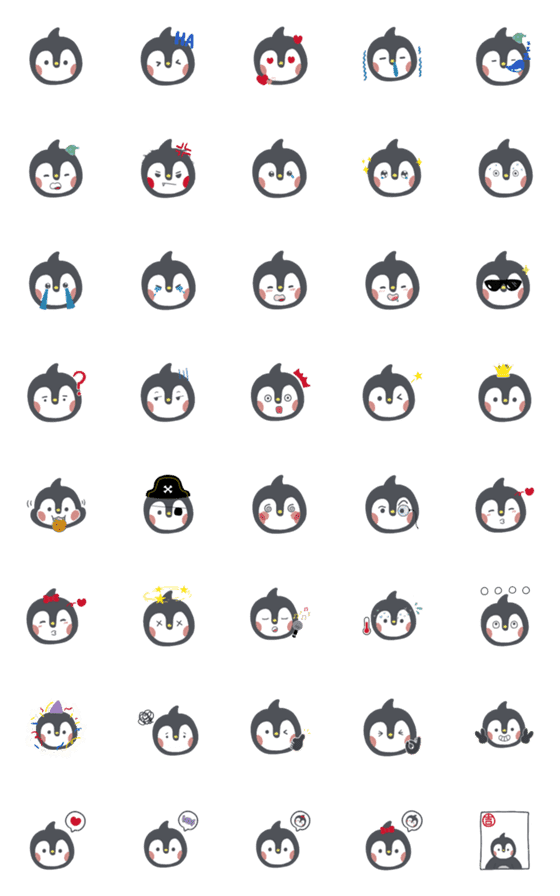 [LINE絵文字]PRINN PENGUINの画像一覧