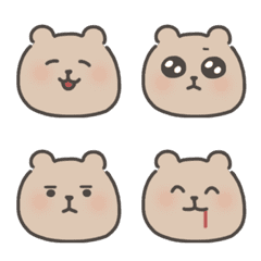 [LINE絵文字] HITOMI's bear emojiの画像