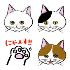 [LINE絵文字] 猫好きのための絵文字の画像