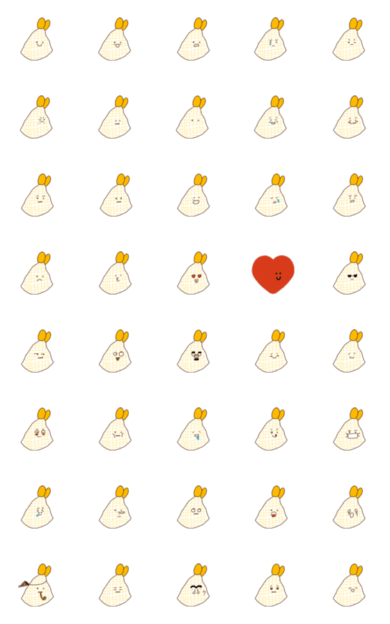 [LINE絵文字]ugly bagの画像一覧
