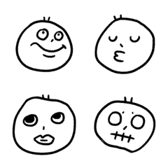 [LINE絵文字] Ugly potato head Emojiの画像
