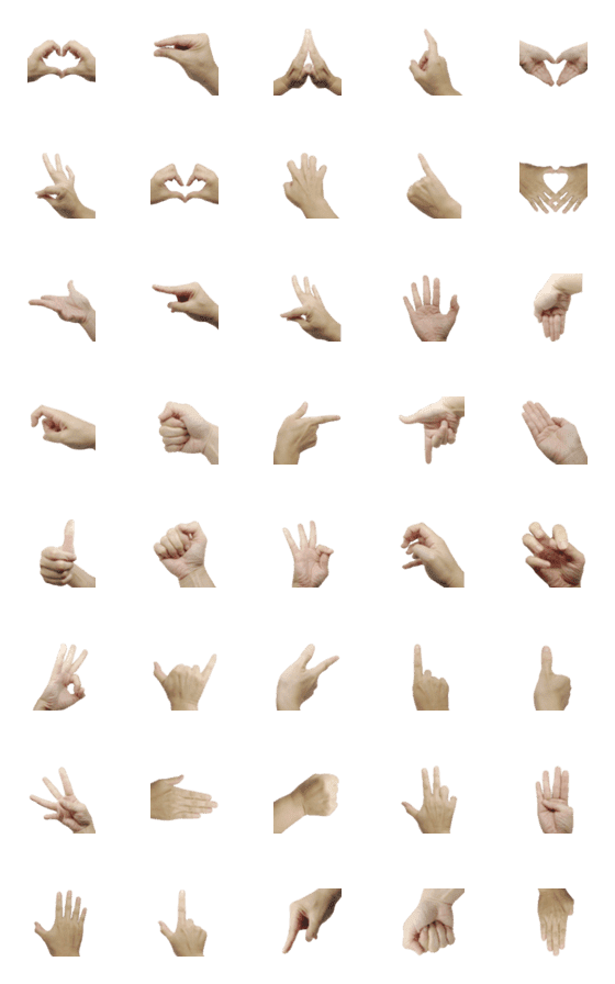 [LINE絵文字]hands no1の画像一覧