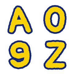 [LINE絵文字] A-Z Emoji Yello Yo！！！の画像