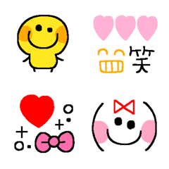 [LINE絵文字] 懐かしデコ♡絵文字の画像