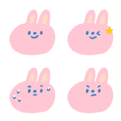 [LINE絵文字] Lubyyang pink rabbitの画像