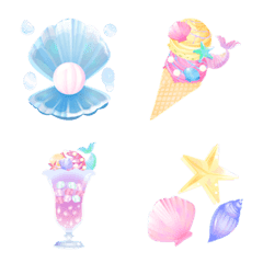 [LINE絵文字] Shell Mermaid Dreamの画像