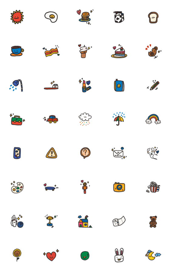 [LINE絵文字]cute things around meの画像一覧