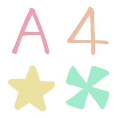 [LINE絵文字] alphabet number symbol 5の画像
